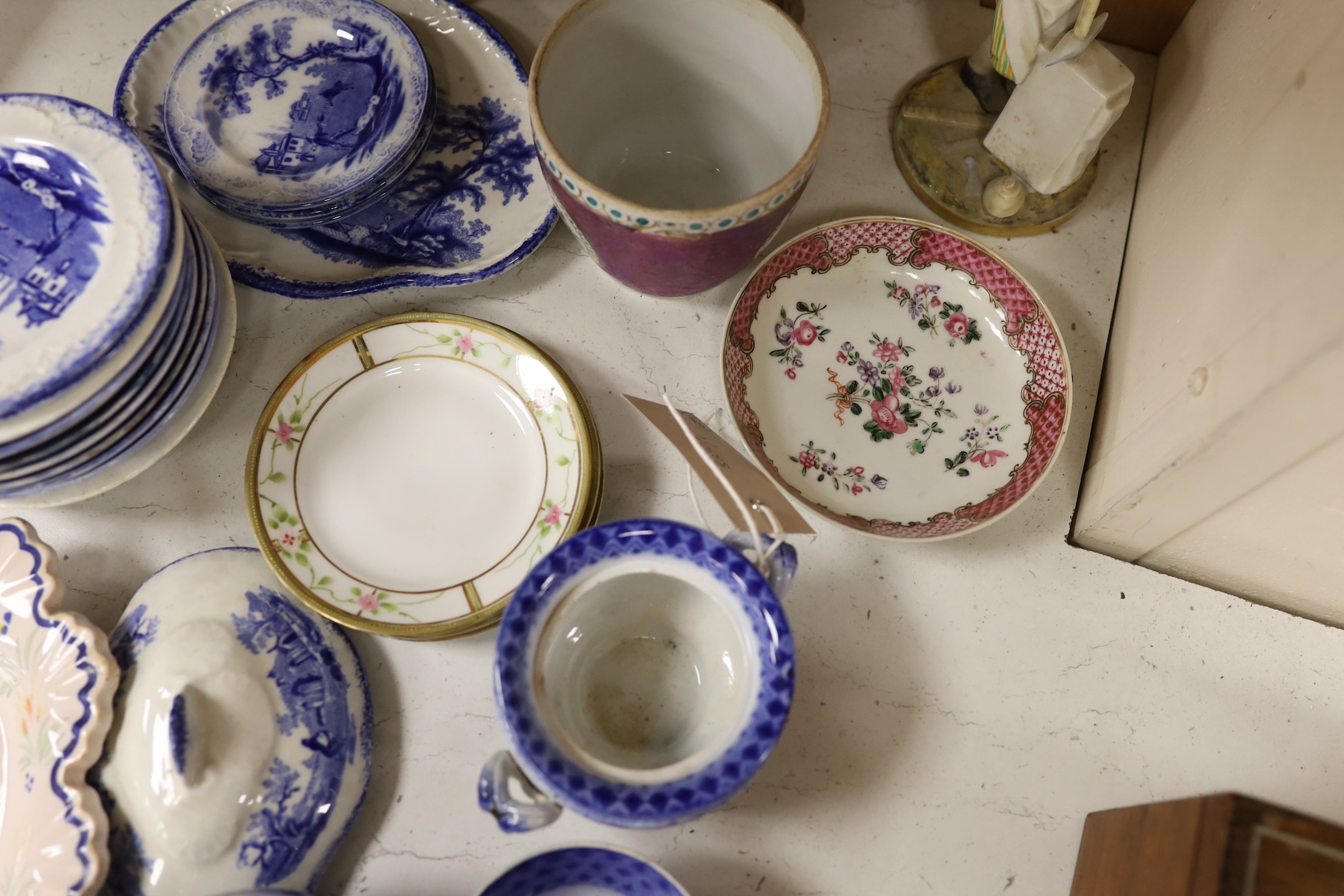 A group of 19th century ceramics including child's pottery